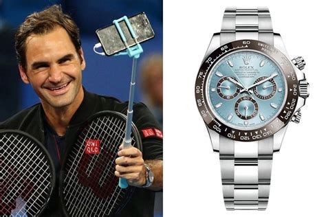 federer rolex collection.